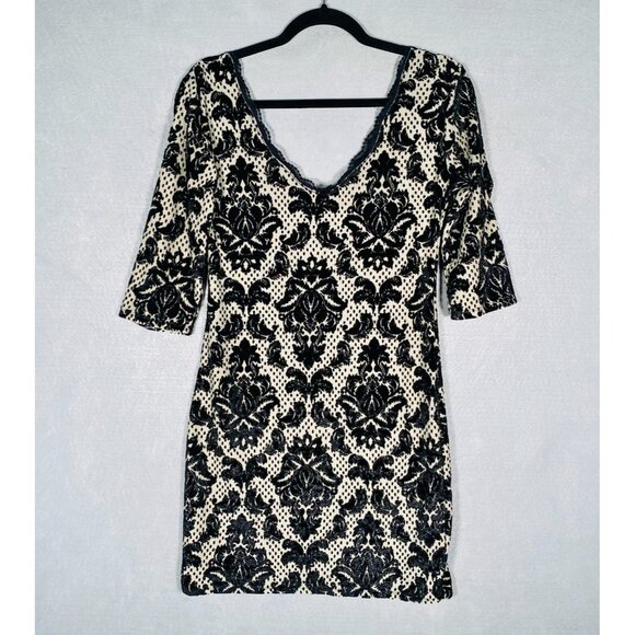 Free People Intimately Dress Womens M Black Velvet Mini Whimsy Goth - Picture 6 of 14